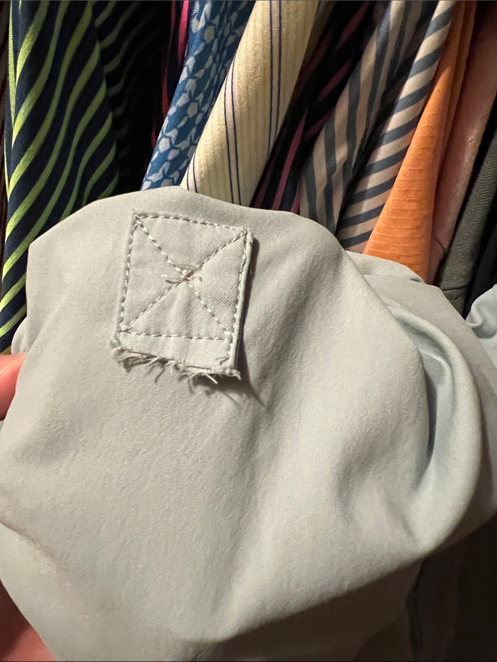 Poncho Men's Casual Button-Down Shirt in Light Sage - Picture 10 of 11